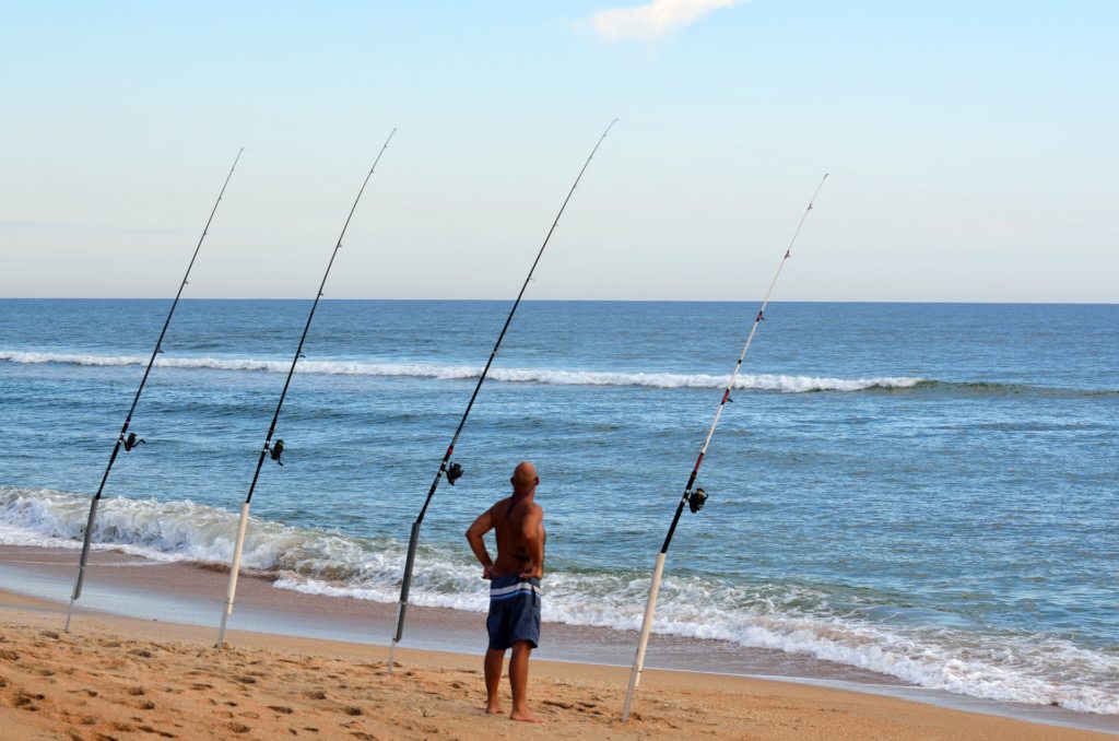 distance beach casting