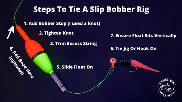 Simple Bobber and Jig Rig for Crappie in Shallow Water (Early