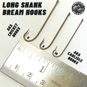 Long Shank Hooks For Bluegill And Other Sunfish