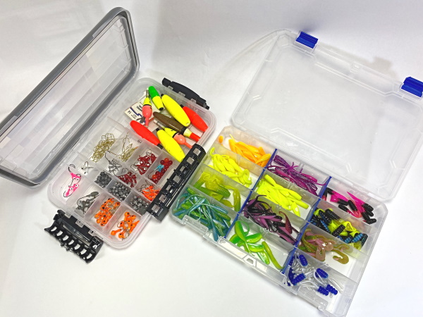 Details about   BRAND NEW LAKERS CRAPPIE FISHING TACKLE BOX SET ASSORTMENT 