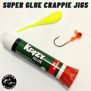 Super Glue For Gluing Crappie Jigs - Krazy Glue Saves Fishing Time!
